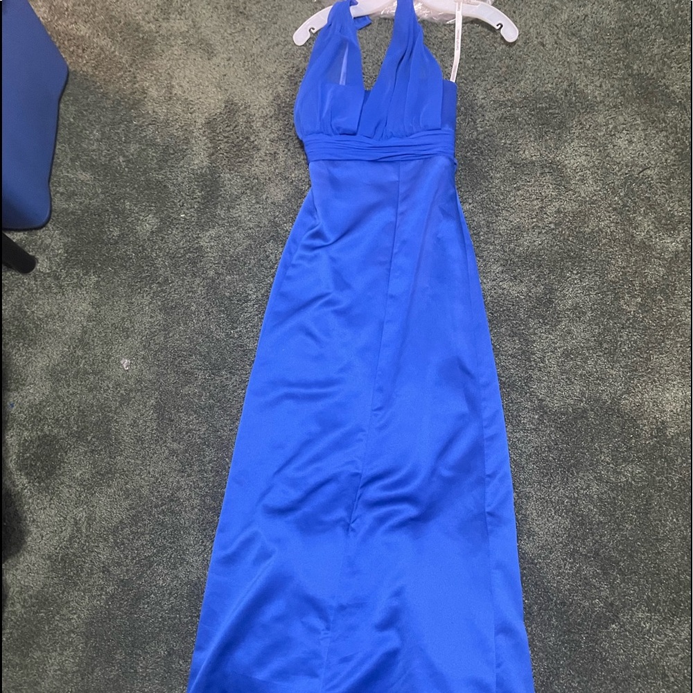 Davids bridal dress blue